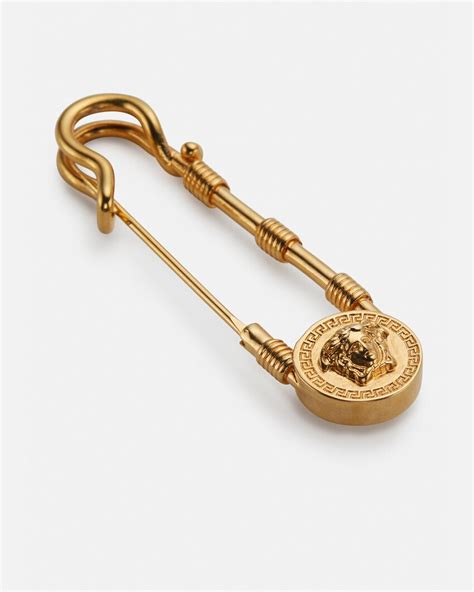 versace brooch replica|versace safety pin.